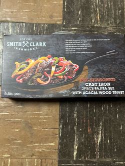 2Piece Fajita Set Cast Iron
