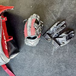 Youth Baseball Gear Set – Glove, Helmet, Bag & Batting Gloves