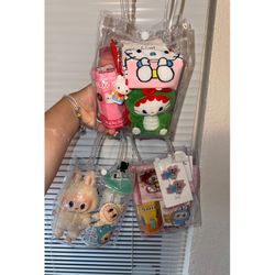 Bundle Bags (Hk, Labubu & Strawberry Shorcake)