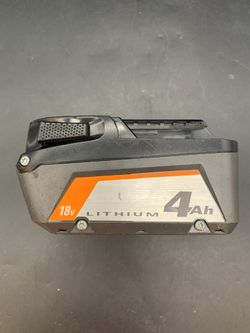 RIDGID 18V 4AH BATTERY #35611