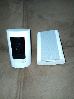 Ring 2nd generation stick up camera and chime