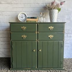 Awesome Shabby Distressed Cabinet Drawer Shelf Entryway Table Side Table Credenza Buffet Console 