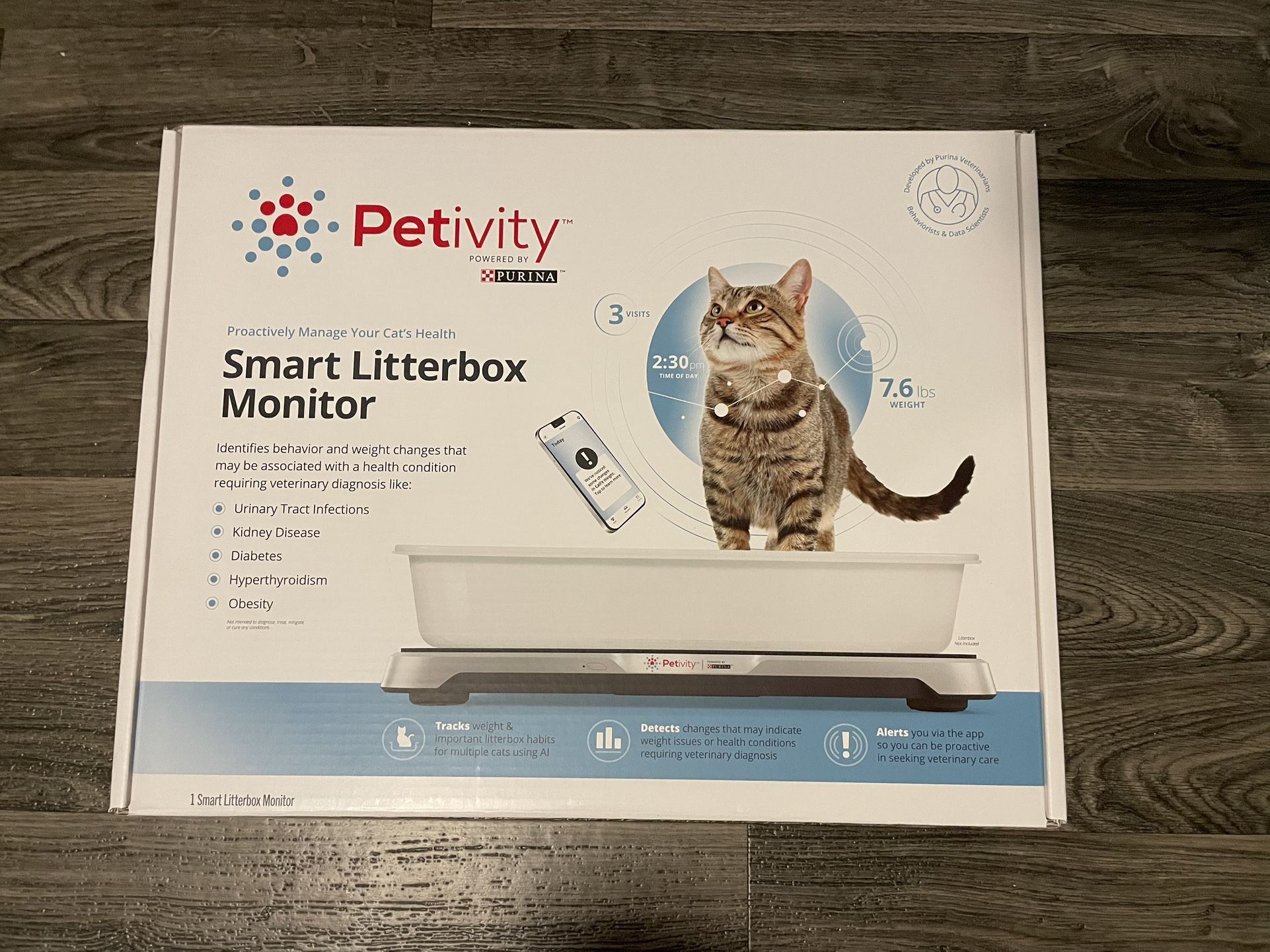 Petivity Smart Litterbox Monitor Tracking Cat's Health