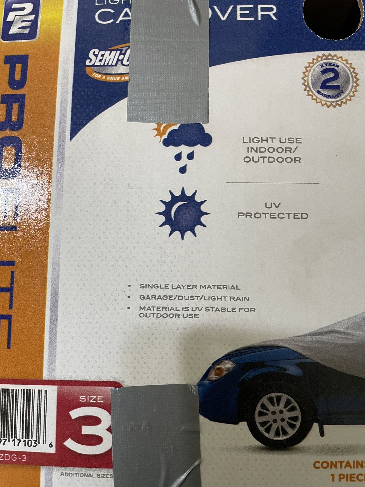 Pro Elite Light Duty Car Cover