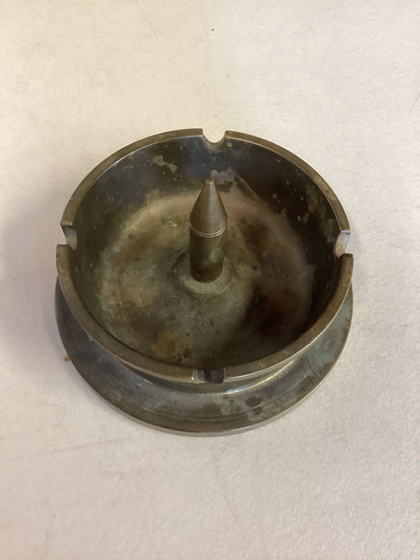 WWII Trench Art Ashtray- Genuine Military History!!!