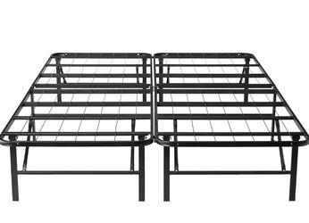 Metal Platform Bed Frame Queen Size 14 Inch