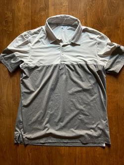 Adidas XL Golf Shirt Gray/White