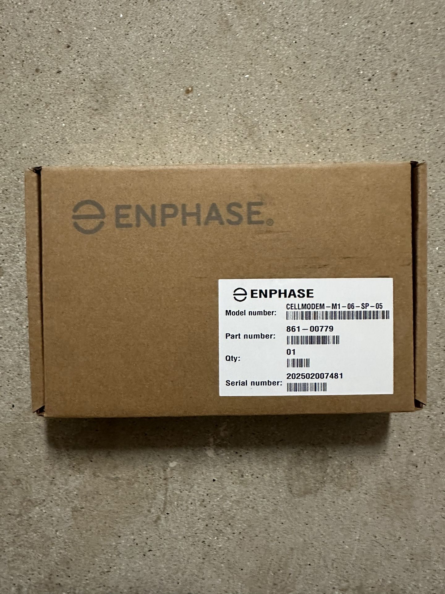 Enphase cell kit modem