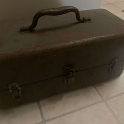 Toolbox With Assorted Tools Inside