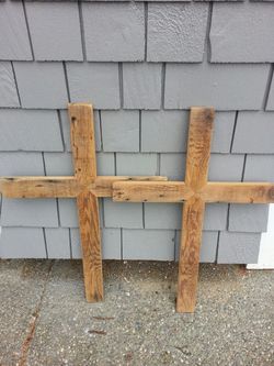 Rustic reclaimed crosses