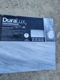 120 sq ft DuraLux vinyl in Silver Brushed