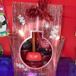 Merry Christmas Winter Candy Apple Gift Set 