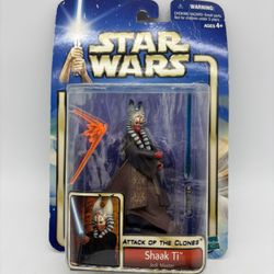 Star Wars Attack of the Clones Action Figure NEW Shaak Ti 2002