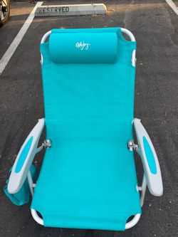 We Joy Folding Beach Chair Teal