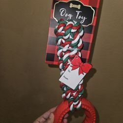 Woof Spiky Ring Rope Dog Toy