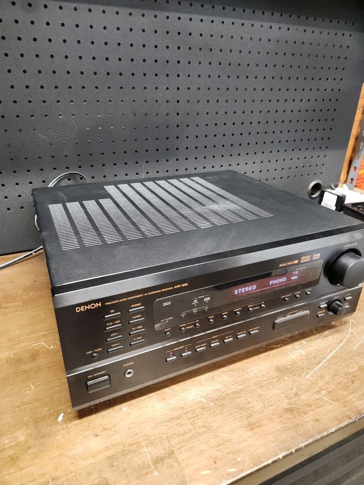 Denon AVR 1802 5.1 Channel Receiver, Phono Input