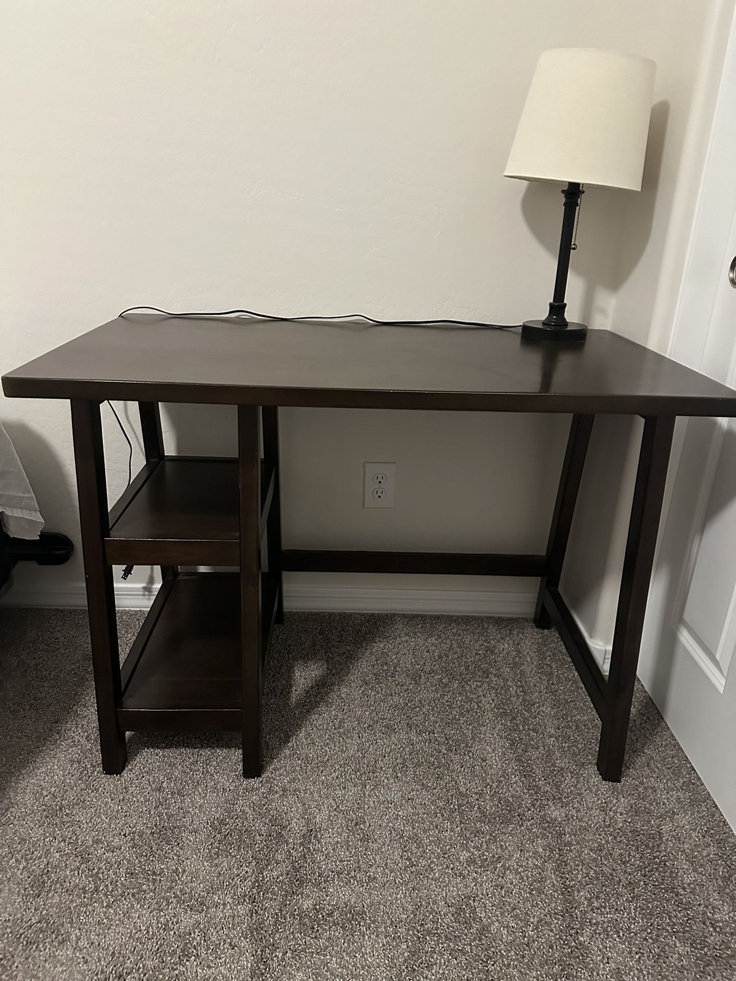 Wood Desk From Wayfair