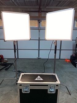 x2Quasar f50 led cinema light video photography film