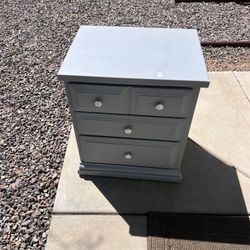 Antique Real Wood Nightstand 