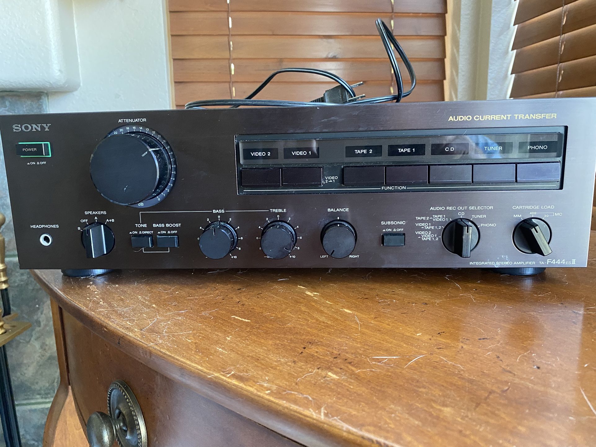 Sony TA F444esIi Amplifier