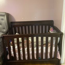 Crib Changing Table Dresser Baby Furniture 
