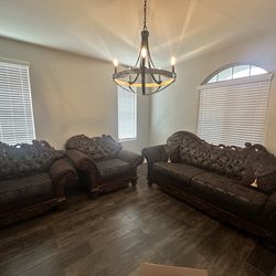 Custom made high end couch and chairs