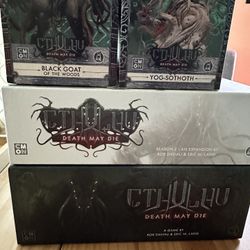Cthulhu Death May Die Season 1-2 And Expansions Board Game
