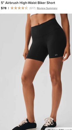 Alo 5" Airbrush High-Waist Biker Short