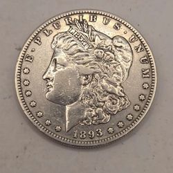 1893-S Morgan Dollar Silver U.S Coin San Francisco Mint