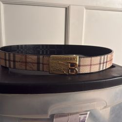 Burberry Belt Reversible