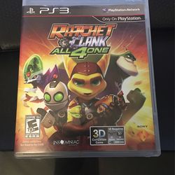 PS3 Ratchet And Clank All 4 One