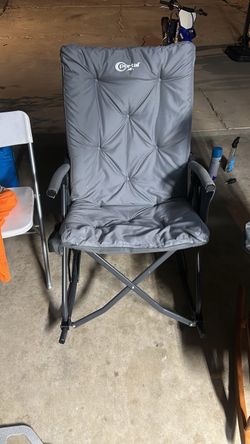 Portal Folding Padded Rocking Camp Chair