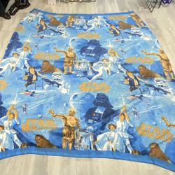 Vintage Original Star Wars 1977 Throw Blanket