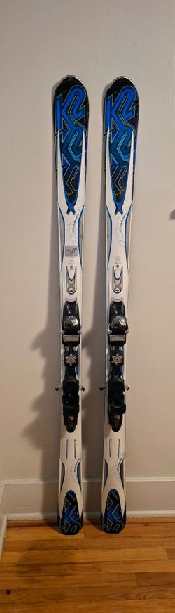 K2 A.M.P. Aftershock 181cm Skis + MARKER Adjustable Bindings