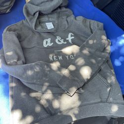 XL Girls Jean Jacket And Abercrombie Hoodie 