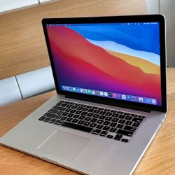 Apple MacBook Pro 15” Retina I7/16B/500GB SSD $300