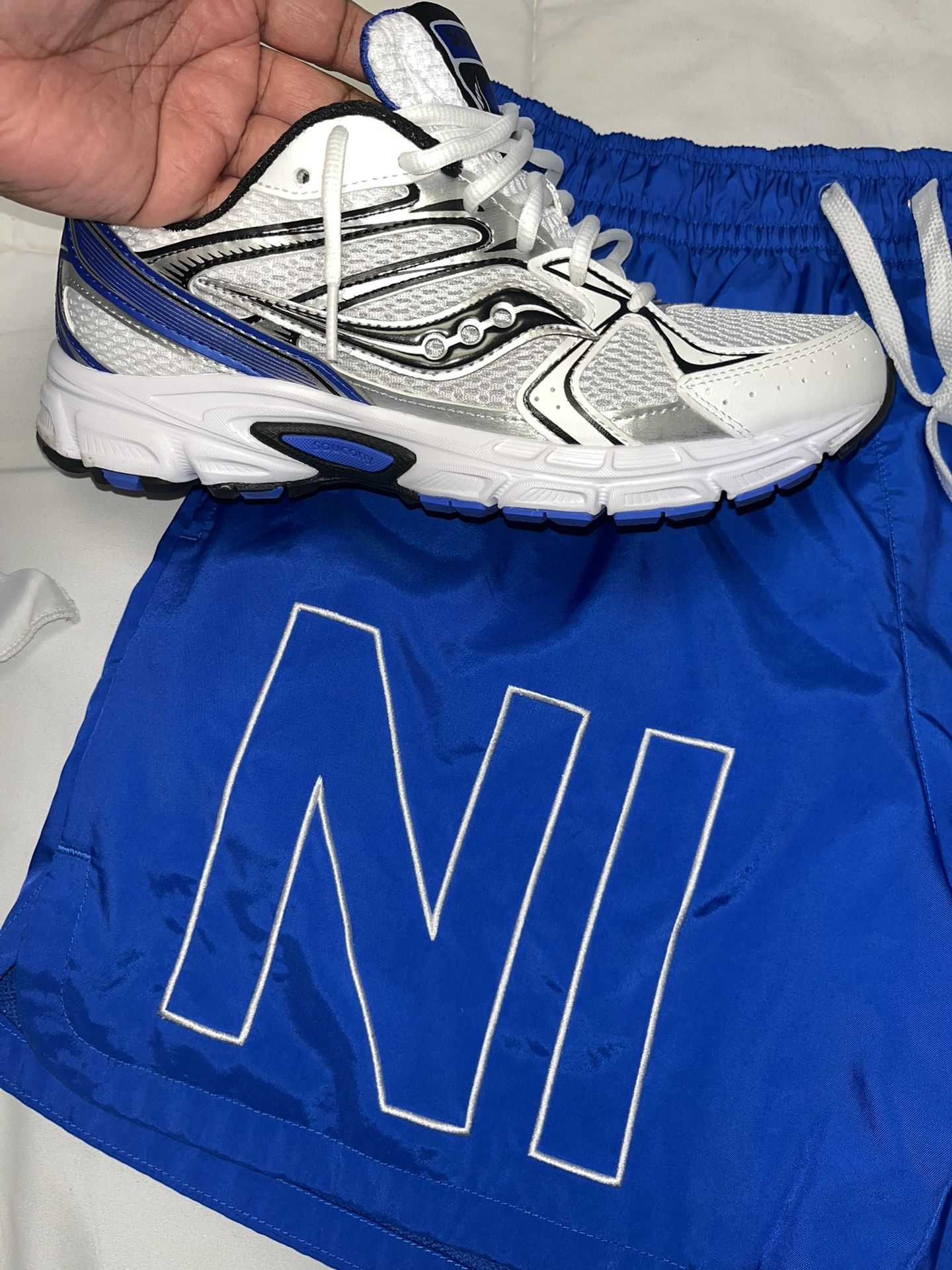 Saucony Men Size 8.5 Nike Shorts, Size Medium Men Both For $100
