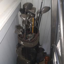 Golf Clubs And Balls