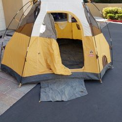 Coleman Crescent Rim 4 Person Camping Tent and Rainfly WELL USED