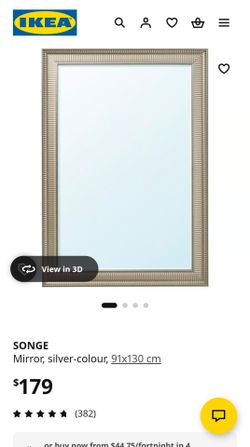 Ikea Songe Mirror.  91x130 cm.