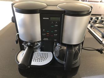 Krups Bravo Plus 872-42 4 Cup Household Espresso Maker Coffee Machine for  Sale in Des Moines, IA - OfferUp