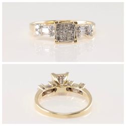 1.00 CWT (approx) Diamond Engagement Ring 14KT Yellow Gold