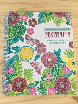 The Art of Positivity: Adult Coloring Book Projects - Paperback - NEW but no colored pencils