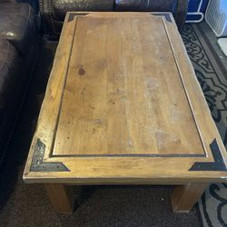 Heavy duty Rustic Table & Matching End Table