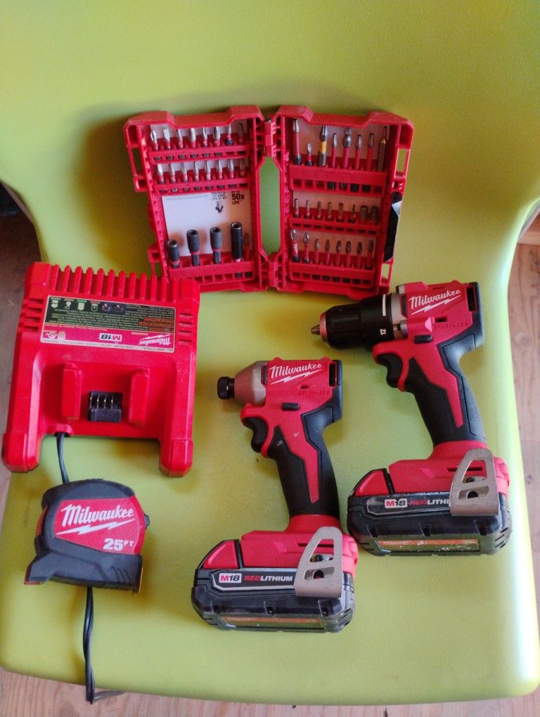 Milwaukee Brushless Drills Set