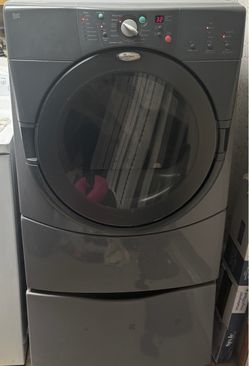 Whirlpool Duet Front-Load Dryer with Pedestal