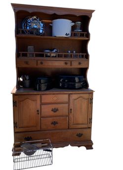 Solid Birch Hutch. Harbors # 755