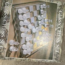 Glass Chess Set