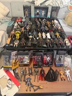 Huge Star Wars Black Series Collection