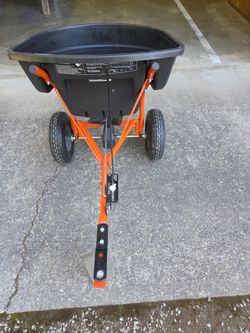 Agri-Fab fertilizer pull behind spreader